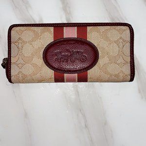 COACH Signature Jacquard Horse and Carriage Wallet